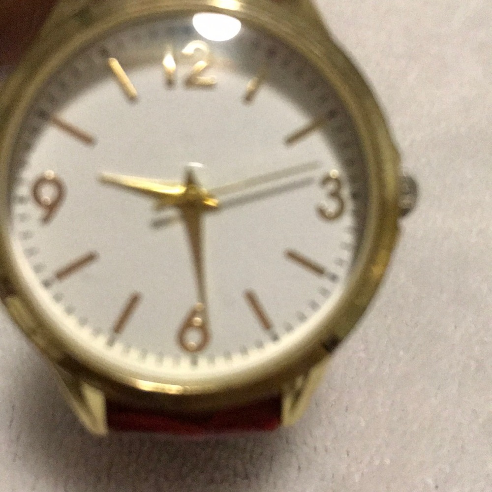 Pretty Red and Gold watch!